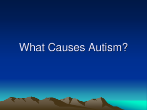 What Causes Autism
